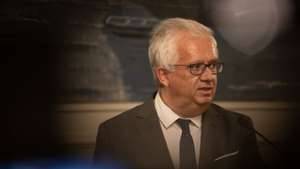Eduardo Cabrita comunica à imprensa a sua demissão oficial no Ministério da Administração Interna. 3 de Dezembro de 2021 TOMÁS SILVA/OBSERVADOR