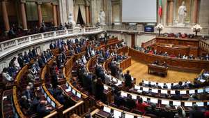 Encerramento do debate sobre o Programa do XXIII Governo Constitucional na Assembleia da República. Votação da moção de rejeição do Chega ao programa de Governo foi chumbada com as abstenções da Iniciativa Liberal e PSD e os votos contra das restantes bancadas (PS, PCP, BE e os deputados únicos do Livre e PAN).Votos contra do PS, PCP e BE Lisboa, 08 de Abril de 2022. FILIPE AMORIM/OBSERVADOR