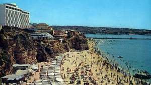 Praia da Rocha, anos 80, Portimão