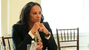 Isabel dos Santos At Roundtable Discussion On Business Evolution In Energy At Bloomberg Global Business Forum