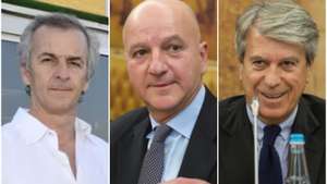 Antigos gestores no GES Carlos Beirão da Veiga (à esquerda), Machado da Cruz (ao centro), e Pedro Brito e Cunha (à direita)