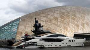 Superyacht LADY M in Glasgow