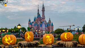 Shanghai Disneyland Prepares For Halloween