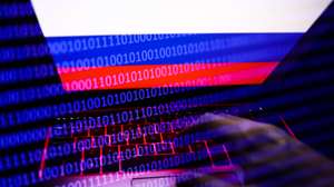 Russia, Ukraine And Internet Hacking Photo Illustrtions