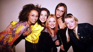 The Spice Girls - Melanie B, Melanie C, Geri Halliwell, Victoria Adams And Emma Bunton