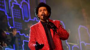 The Weeknd Rehearses For Super Bowl LV Halftime