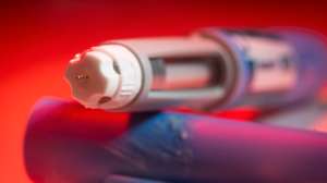 An Ozempic needle injection pen is seen in this illustration photo in Warsaw, Poland on 03 September, 2023. (Photo by Jaap Arriens/NurPhoto via Getty Images)