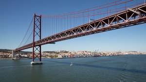 Suspension bridge in Lisbon