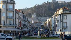 A general view of the West Sea Viana city center located