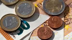 Moedas e notas de euros