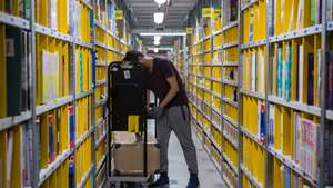 Amazon's Italian Fulfillment Centre Prepares For Black Friday