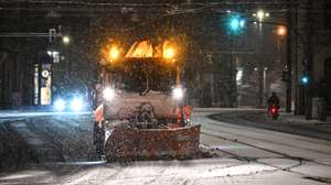 A chuva e neve no oeste e no sul da Alemanha