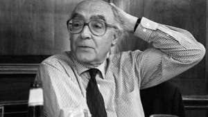 Jose Saramago At Restaurant
