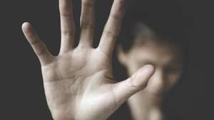 The Woman Raised Her Hand To Stop Him. Campaign To Stop Violence Against Women.