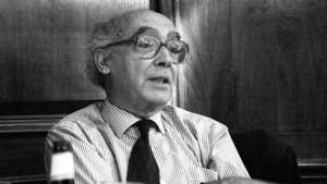 Jose Saramago At Restaurant