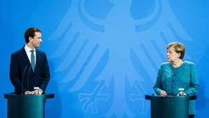 German Chancellor Angela Merkel Meets Austrian Chancellor Sebastian Kurz