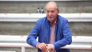 King Juan Carlos Attends Handball Match Of His Grandson Pablo Urdangarin In Pontevedra