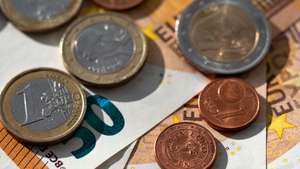 Moedas e notas de euros