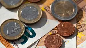 Moedas e notas de euros