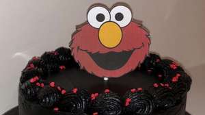 Emo Elmo Cake
