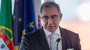 Presidente do Governo regional dos Açores, José Manuel Bolieiro durante a inauguração da sede da Agência Espacial Portuguesa, no Monte das Flores, em Vila do Porto, na Ilha de Santa Maria, 07 de Novembro de 2024.  EDUARDO COSTA/LUSA