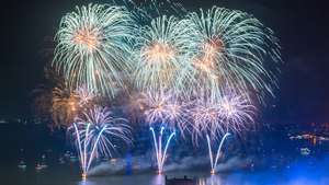 Fogo de artifício passagem de ano terreiro do paço 2024