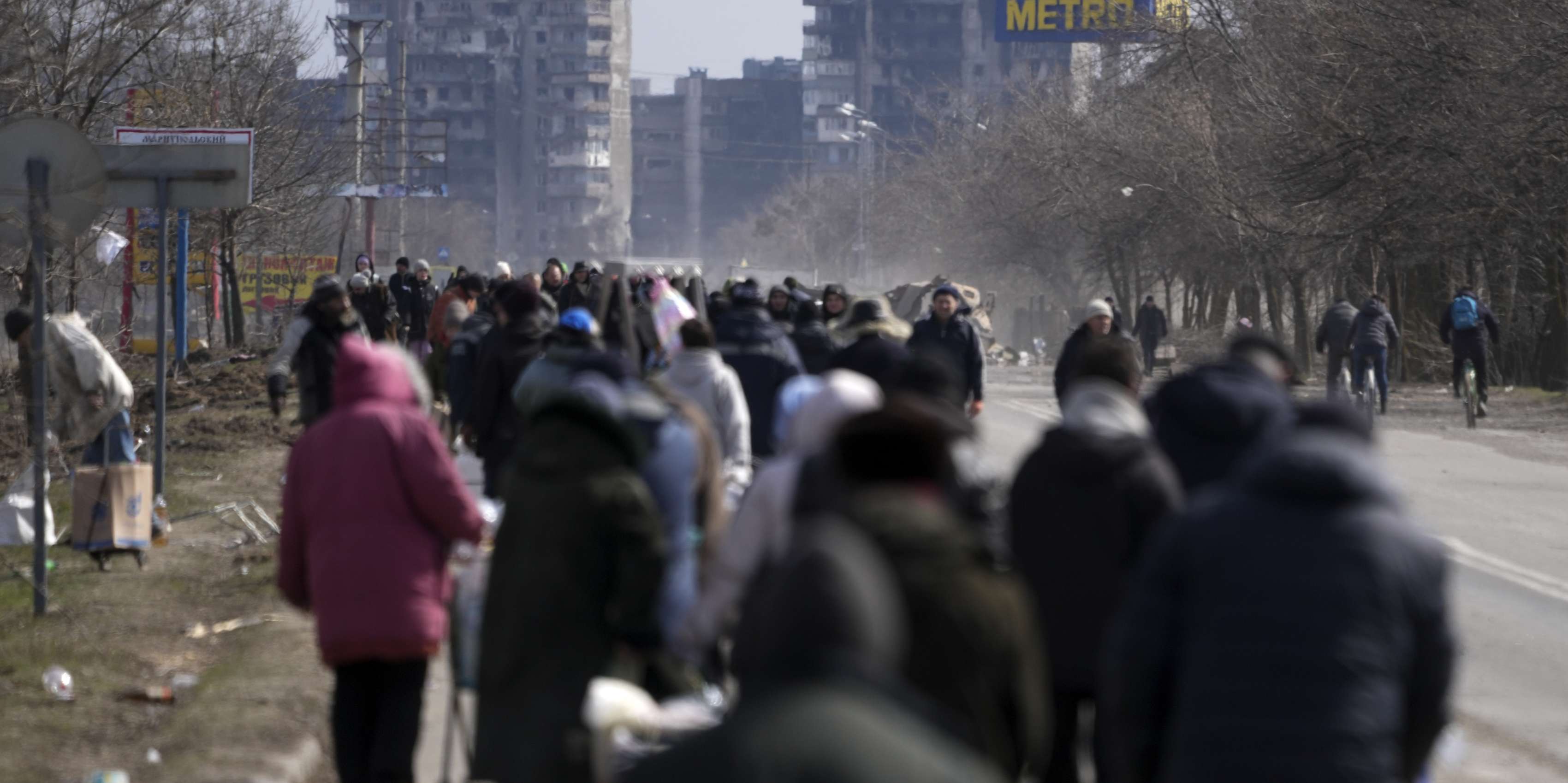 Evacuations from Mariupol continue