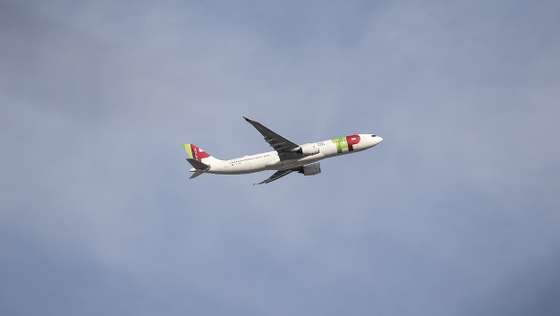 Avião da TAP, Lisboa, 28 de março de 2023. CARLOS M. ALMEIDA/LUSA