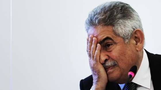 O presidente do Conselho de Administração da Promovalor, Luís Filipe Vieira, fala perante a Comissão Eventual de Inquérito Parlamentar às perdas registadas pelo Novo Banco e imputadas ao Fundo de Resolução, na Assembleia da República, em Lisboa, 10 de maio de 2021. ANTÓNIO COTRIM/LUSA
