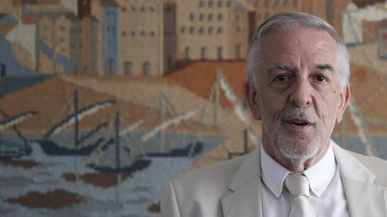 O presidente do Conselho Económico e Social (CES), Luís Pais Antunes, posa para a foto durante uma entrevista à Agência Lusa, em  Lisboa, 18 de julho de 2024. (ACOMPANHA TEXTO DO DIA  DE 21 DE JULHO DE 2024) ANTÓNIO COTRIM/LUSA