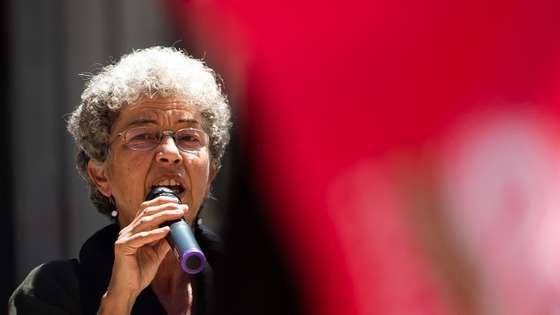 Isabel Camarinha, secretária-geral da CGTP