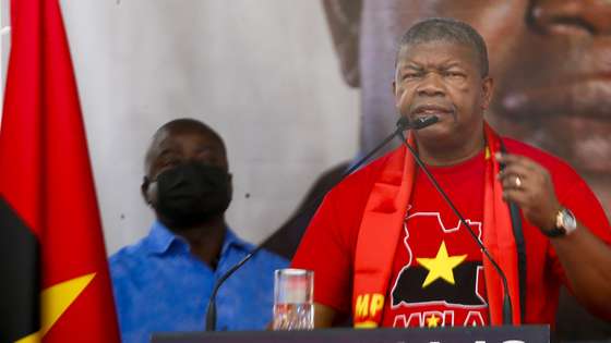 Ato de abertura da campanha do Movimento Popular de Libertação de Angola (MPLA) com vista às eleições gerais de 24 de agosto, com a presença de João Lourenço, em Camama, Luanda. AMPE ROGÉRIO/LUSA