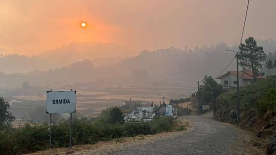 Incêndio em Ermida, em Ponte da Barca