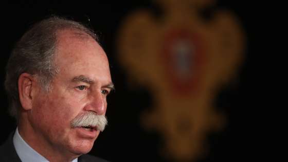 O presidente da Confederação dos Agricultores de Portugal (CAP), Eduardo Oliveira e Sousa, fala aos jornalistas após uma audiência com o Presidente da República, Marcelo Rebelo de Sousa (ausente da fotografia), no Palácio de Belém, em Lisboa, 17 de fevereiro de 2021. MÁRIO CRUZ/LUSA