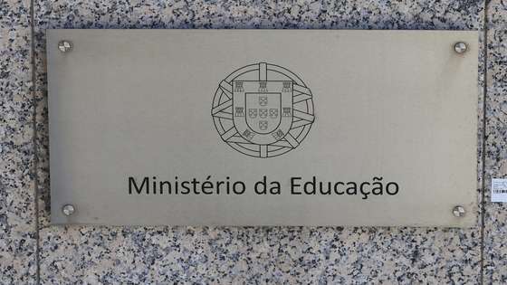 Logotipo do Ministério da Educação, Lisboa 15 de abril de 2024. ANTÓNIO COTRIM/LUSA