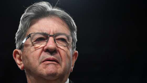 epa11449061 Jean Luc Melenchon (LFI) speaks during the New Popular Front Rally after the first round of the early parliamentary elections at Place de la Republique in Paris, France, 30 June 2024. According to exit polls, France's far right National Rally has made significant gains in the first round of parliamentary elections. The second round of the elections for a new Parliament is to be held on 07 July 2024.  EPA/JULIEN MATTIA