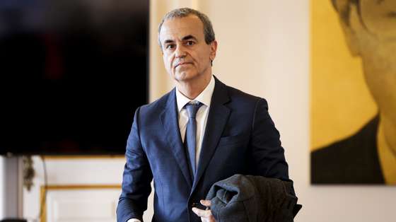 O antigo diretor-executivo do Serviço Nacional de Saúde (SNS), Fernando Araújo, durante a sessão de debate sobre saúde para a elaboração do programa eleitoral para as legislativas, na sede do PS, em Lisboa, 26 de março de 2025. FILIPE AMORIM/LUSA