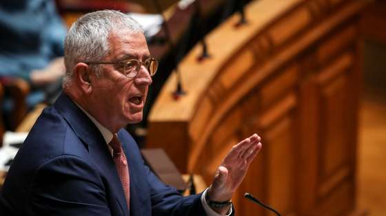 Fernando Negrão deputado do Partido Social Democrata (PSD), durante o debate parlamentar sobre o Programa de Estabilidade e o Programa Nacional de Reformas, na Assembleia da República, em Lisboa, 14 de maio de 2020. MANUEL DE ALMEIDA / LUSA