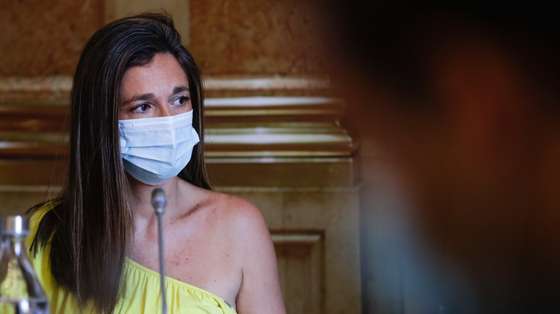 A bastonária da Ordem dos Enfermeiros, Ana Rita Cavaco, fala perante a Comissão de Saúde, na Assembleia da República em Lisboa, 27 de maio de 2020. TIAGO PETINGA/LUSA