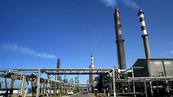 Refinaria de Leça da Palmeira, em  Matosinhos, 26 de Setembro de 2007. ESTELA SILVA/LUSA