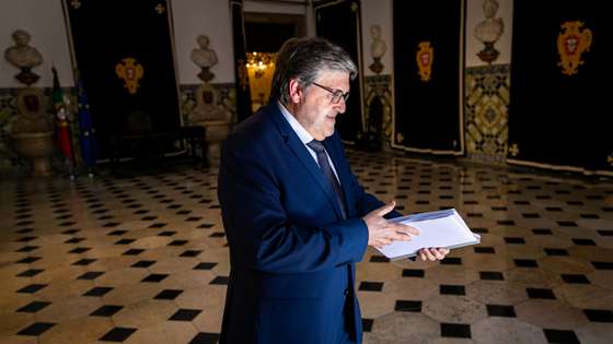 O presidente da Confederação Portuguesa das Micro, Pequenas e Médias Empresas (CPPME), Jorge Pisco, fala à imprensa no final de uma audiência com o Presidente da República, Marcelo Rebelo de Sousa, no Palácio de Belém, Lisboa, 20 de abril de 2020.  JOSÉ SENA GOULÃO/LUSA