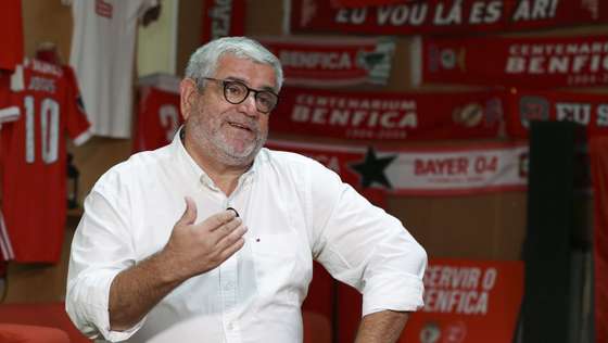 Francisco Benitez, candidato à presidência do SL Benfica, durante entrevista à Agência Lusa na sede de candidatura, em Lisboa, 4 de outubro de 2021. ( ACOMPANHA TEXTO DO DIA 7 DE OUTUBRO DE 2021). MANUEL DE ALMEIDA/LUSA