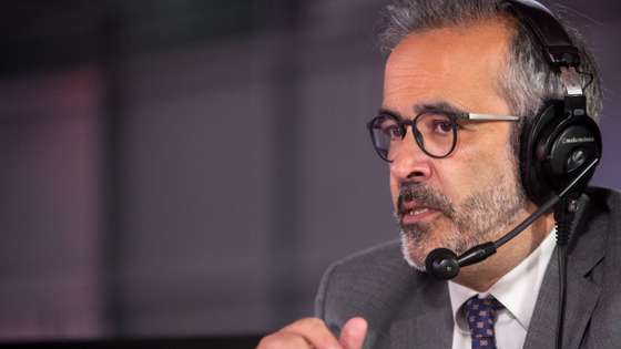 CONGRESSO PSD: Entrevista para a rádio Observador, a Paulo Rangel, no 40º Congresso Nacional do Partido Social Democrata (PSD), no Pavilhão Rosa Mota, no Porto. 2 de Julho de 2022 Pavilhão Rosa Mota, Porto TOMÁS SILVA/OBSERVADOR