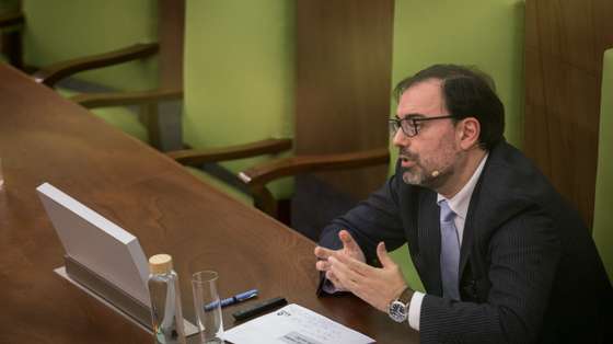 SNS Summit, a primeira cimeira organizada pela Direção Executiva do SNS, com a missão de criar sugestões para uma reforma nas urgências hospitalares. Intervenção do diretor de urgência do São João, Nelson Pereira. 23 de Março de 2023 Hospital de Santa Maria, Lisboa TOMÁS SILVA/OBSERVADOR