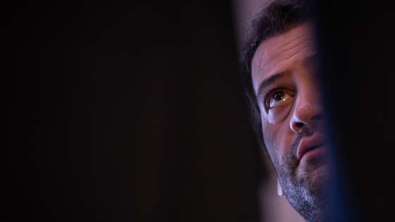 CONGRESSO DO CHEGA: André Ventura, líder do partido CHEGA, no 4º Congresso Nacional do Partido. 26 de Novembro de 2021, Viseu TOMÁS SILVA/OBSERVADOR