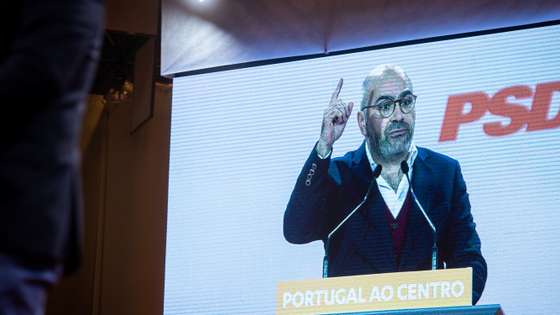 39º Congresso PSD (Partido Social Democrata) - intervenção de Miguel Pinto Luz, no segundo dia de congresso. Santa Maria da Feira, Aveiro 18 de Dezembro de 2021 TOMÁS SILVA/OBSERVADOR