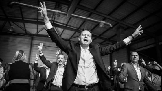 DIRETAS PSD: Eleições internas do Partido Social Democrata (PSD). Os bastidores da campanha do candidato, Luís Montenegro, que vai a eleições contra Jorge Moreira da Silva, pela líderança do PSD. As eleições decorrem já no próximo sábado, dia 28 de Maio. 27 de Maio de 2022, Penafiel TOMÁS SILVA/OBSERVADOR