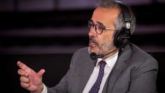 CONGRESSO PSD: Entrevista para a rádio Observador, a Paulo Rangel, no 40º Congresso Nacional do Partido Social Democrata (PSD), no Pavilhão Rosa Mota, no Porto. 2 de Julho de 2022 Pavilhão Rosa Mota, Porto TOMÁS SILVA/OBSERVADOR
