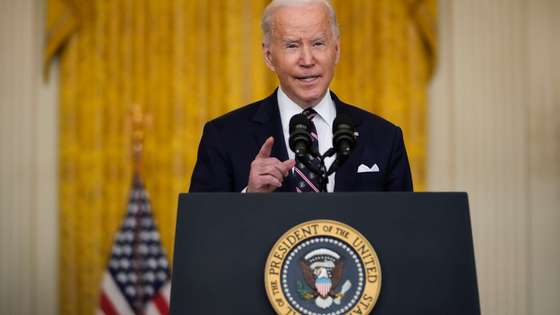 President Biden Delivers An Update On The Ukraine-Russia Crisis