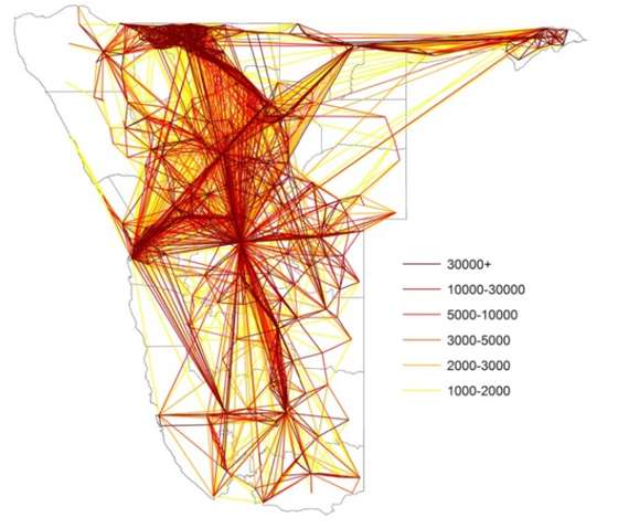 Mapa de movimentaÃ§Ãµes